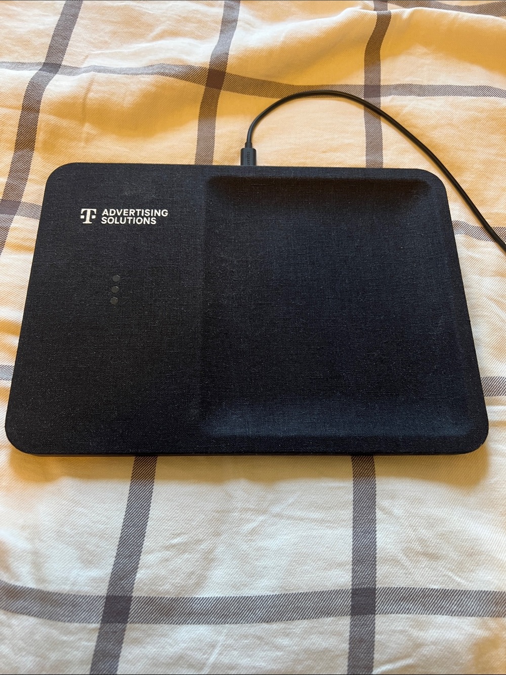 Advertising Solutions Black Wireless Charging Pad